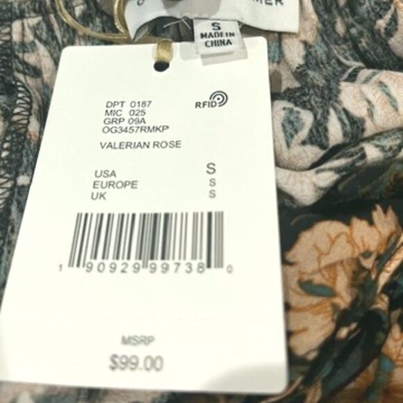 Gibson & Latimer Valerian Rose Dress - SMALL - NWT - Picture 5 of 7